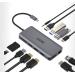 ACER 12IN1 TYPE C DONGLE: 2 x USB3.2, 2 x USB2.0, 1x SD/TF, 2 x HDMI, 1 x PD, 1 x DP, 1 x RJ45, 1 x 3.5 Audio