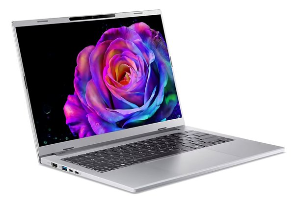 Acer Aspire 14 AI (A14-61M-R5VQ) Ryzen AI AI 5 330/16GB/512GB SSD/14" WUXGA IPS 120Hz/IR cam/Win11 Home/stříbrná