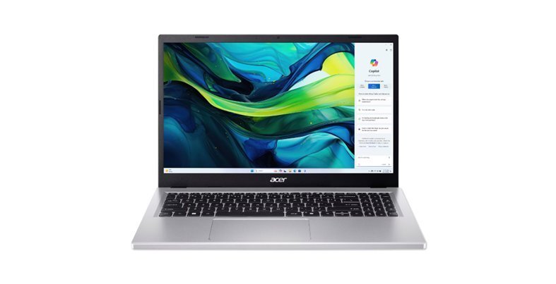 Acer Aspire Go 15 (AG15-72P-509T) Core 5 120U/16GB/512GB SSD/15.6" FHD/Win11 Home/stříbrná NO Adapter