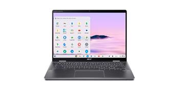 Acer Chromebook Plus Spin 714 (CP714-1HN-59L1) Ultra 5 processor 115U/8GB/256GB SSD/14" WUXGA IPS Touch/Chrome/šedá