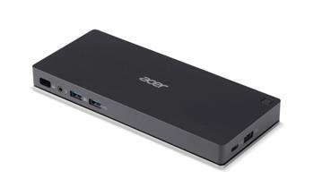 ACER TYPE-C DOCKING II BLACK WITH EU POWER CORD ADK810 2xUSB-C/3xUSB 3.0/1xDP 1.2(4K@60Hz)/1x HDMI 2.0 (4K@60Hz)/1xHDMI 2.0 (4K@30