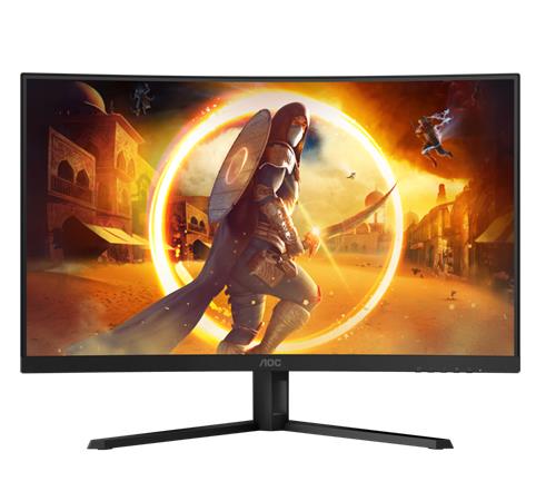 AOC LCD herní CQ32G4VE 31,5" zakřivený VA/2560x1440@180Hz/0,5ms/300cd/2xHDMI/DP/VESA