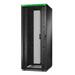 APC Easy Rack 800mm/42U/1100mm, with Roof, Side panel,castors,feet and 4 Brackets, No Bottom, black