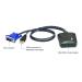 Aten CV211CP-AT Laptop USB KVM Console Crash Cart Adapter IT Kit