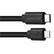 Avacom datový a nabíjecí kabel USB Type-C - Micro USB, 100cm, černá