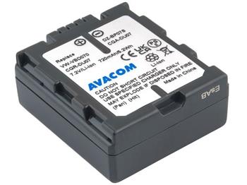 AVACOM Náhradní baterie Panasonic CGA-DU07/CGR-DU07 Li-Ion 7.2V 720mAh 5.2Wh