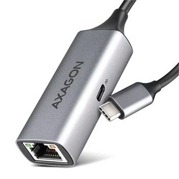 AXAGON ADE-TXPD, USB-C 3.2 Gen 1 - Gigabit Ethernet síťová karta, Asix AX88179, PD 100W, auto instal