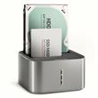 AXAGON ADSA?DC, USB-C 5Gbps dokovací stanice pro 2x SATA 6G 2.5"/3.5" SSD/HDD s funkcí klonování
