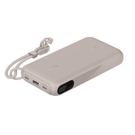 Belkin BOOST CHARGE™ USB-C Power Delivery PowerBanka s displejem, 20000mAh, 20W, písečná