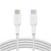 Belkin BOOST CHARGE™ USB-C/USB-C kabel, 1m, bílý - odolný - 2pack