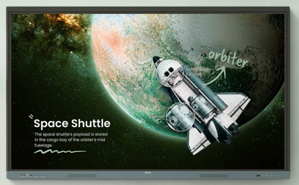 BenQ LCD RE7504A 75" interaktivní panel IPS Touch/3840×2160/1200:1/8ms/450 nits/HDMI/USB/DP/VGA/SPDIF/RS-232/RJ-45/Repro