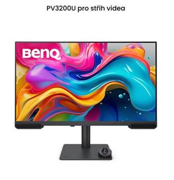 BenQ PV3200U 31,5" IPS/3840x2160/400 nits/1000:1/5ms/3xHDMI/3xUSB/USB-C/Repro/Pivot/Výškově nastavitelné