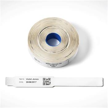 Brother -BWE-AB165-IW - náramek pro kojence, adhesive 165mm x 20mm, box s 4-mi rolemi (á 250 náramků na každé roli)