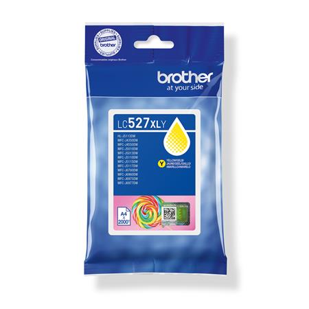Brother LC527XLY (inkoust yellow, 2000 str.)