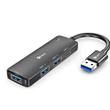 C-TECH HUB USB, UHB-U3-AC, 1x USB-A 3.0, 2x USB-A 2.0,1x USB-C, černá