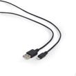 CABLEXPERT Kabel USB 2.0 Lightning (IP5 a vyšší) nabíjecí a synchronizační kabel, 1m, černý