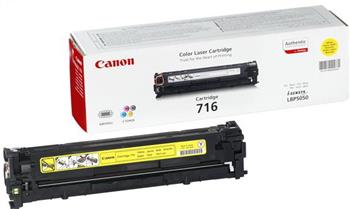 Canon toner cart. CRG-716 / Yellow / 1500str.