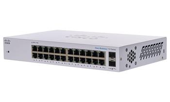 Cisco CBS110 Unmanaged 24-port GE, 2x1G SFP Shared - REFRESH