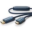 ClickTronic HQ OFC kabel DisplayPort - HDMI typ A, zlacené kon., 3D, M/M, 7.5m