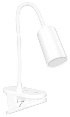 CONNECT IT CLIP 2 stolní Led lampička s klipem, baterie,USB-C, BÍLÁ