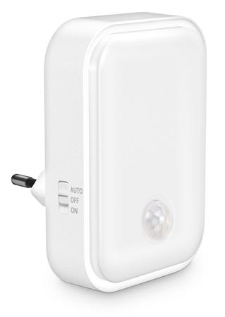 CONNECT IT SPARKLE 1 SENSOR noční světlo s pohybovým čidlem, 3 úrovně osvětlení, BÍLÁ