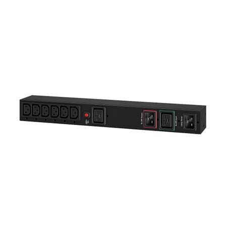 CyberPower Rack Mount Manual Bypass Switch PDU, 1x IEC C19/ 6x IEC C13, 16A