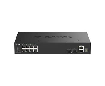 D-Link 8 Ports GE + 2 Ports 10G SFP+ Smart Managed Switch - DGS-1530-10/E