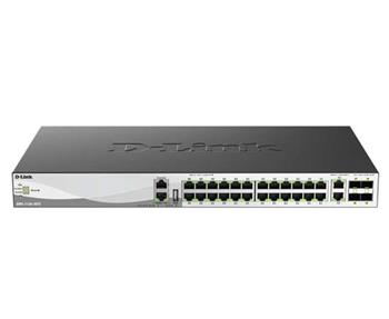 D-Link DMS-3130-30TS/E 24 x 100/1000/2500BASE-T Layer 3 Stackable Managed Gigabit Switch with 2 x 10GBASE-T Portst