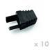 DATACOM Manžetka pro plug RJ45 černá (10ks)