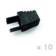 DATACOM Manžetka pro plug RJ45 černá (10ks)