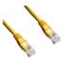 DATACOM Patch cord UTP CAT5E 10m žlutý