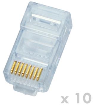 DATACOM Plug UTP CAT5E 8p8c- RJ45 drát (10ks)