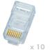 DATACOM Plug UTP CAT5E 8p8c- RJ45 drát (10ks)