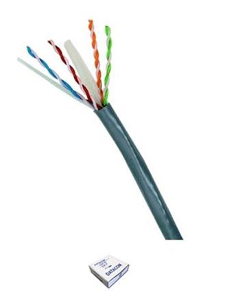 DATACOM UTP drát CAT6 PVC,Eca 100m šedý - metráž