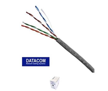 DATACOM UTP lanko CAT5E LSOH 305m box šedý