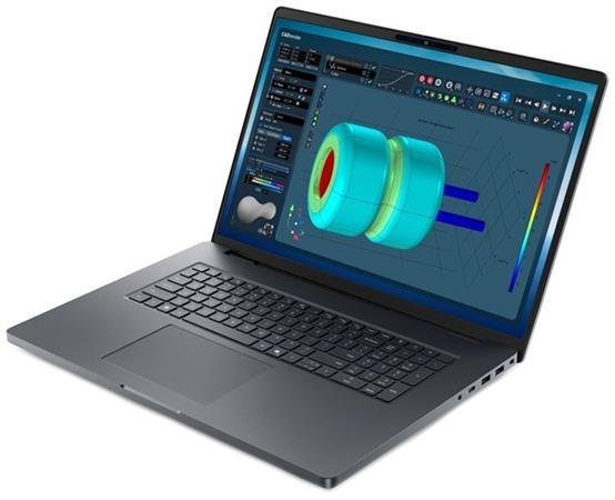 DELL Pro Max Plus 18 MB18250 U7 265HX/32GB/1TB SSD/18" QHD+/IR Cam & Mic/RTX PRO 2000/NFC/W11P/3Y ProSpt/šedá/bez adaptéru