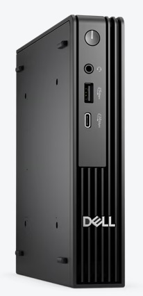 DELL Pro Micro QCM1250 i3 14100T/8GB/512GB SSD/keyboard+mouse/W11P/3Y ProSpt/černá