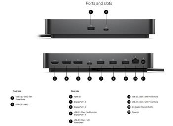 Dell Pro Smart Dock SD25 - 180W