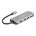 Delock 7portový USB 10 Gb/s rozbočovač a výstup 4K HDMI s připojením USB typu C a PD 3.0 90 Wattů