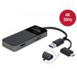 Delock Adaptér USB 3.0 na 4K HDMI + VGA