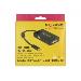 Delock Adapter USB Type-C™ Stecker > VGA / HDMI / DVI Buchse schwarz