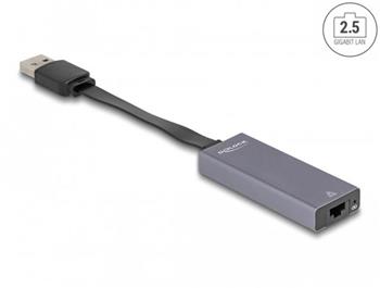 Delock Adaptér USB Typu-A sítě 2,5 Gigabit LAN, tenký