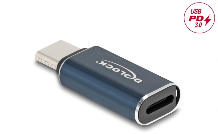 Delock Adaptér ze zástrčkového konektoru USB 2.0 Type-C™ na zásuvkový Lightning™, PD 3.0