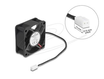 Delock Axiální ventilátor: 5 V DC, 60 x 60 x 25 mm, černý