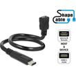 Delock Cable USB 2.0 Micro-B female > USB 2.0 Type-C™ male ShapeCable 0.35 m