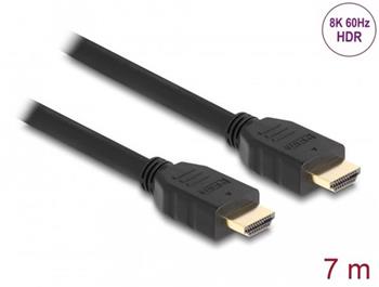 Delock High Speed HDMI kabel, 48 Gbps, 8K 60 Hz, černý, 7 m