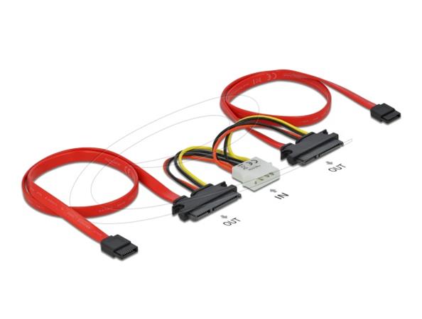 Delock Kabel HDD SATA All-in-One (50 cm) pro 2 HDD