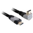 Delock Kabel High Speed HDMI with Ethernet – HDMI A samec > HDMI A samec pravoúhlý 4K 1 m