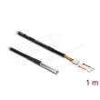 Delock Kabel teplotního senzoru s 3 pinové zásuvce pinové hlavy konektoru DS18B20, 1 m