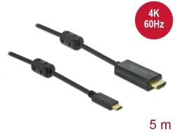 Delock Kabel z Active USB Type-C na HDMI, (DP Alt Mode) 4K 60 Hz 5 m